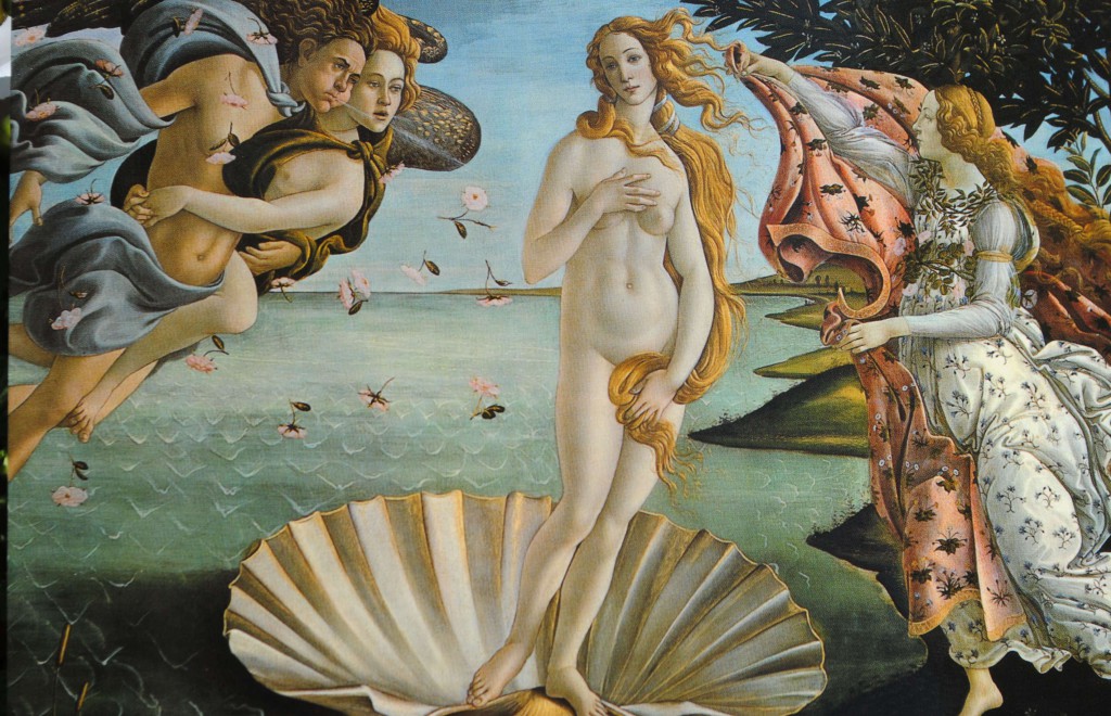 Sandro Botticelli's The Birth of Venus, c. 1486.